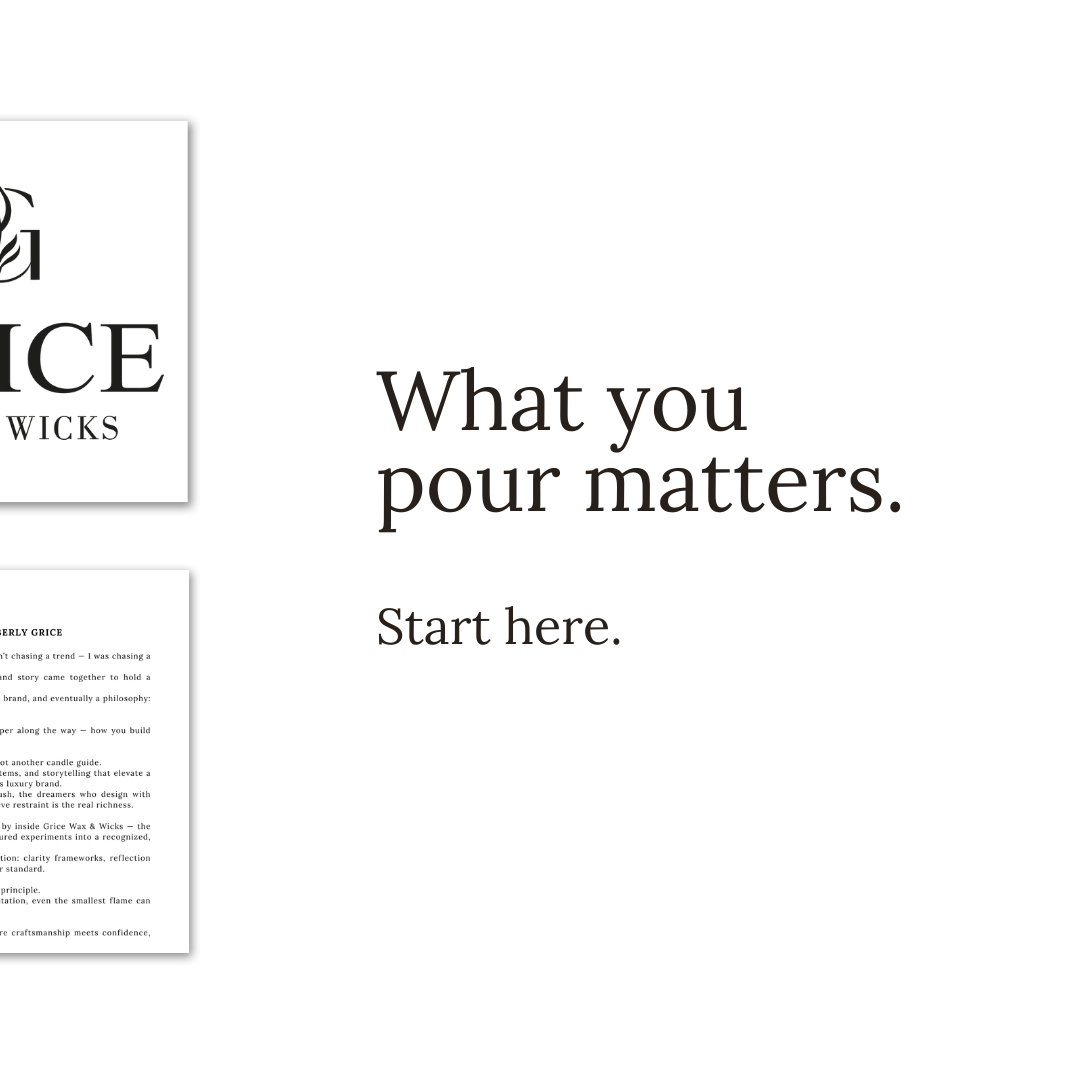 Beyond the Flame: How to Make Luxury Wooden Wick Candles (Volume 1 | e-Book)