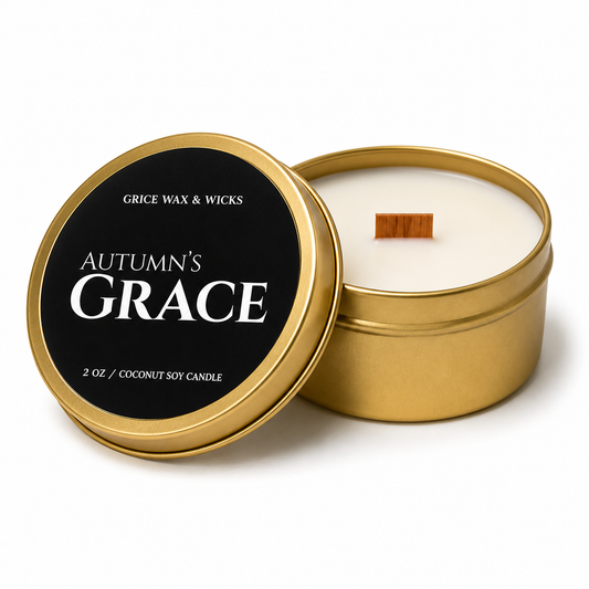 TRAVEL TINS - Wooden Wick Candles