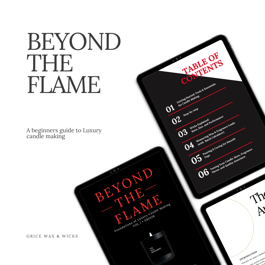Beyond the Flame - How to make Luxury Candles (Volume 1 | e-Book)