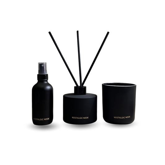 CANDLE + ROOM/LINEN SPRAY + REED DIFFUSER SET